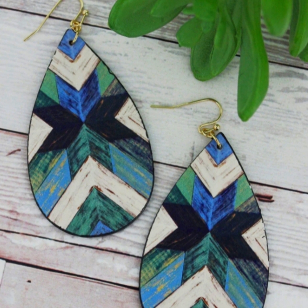 Fabric Earrings
